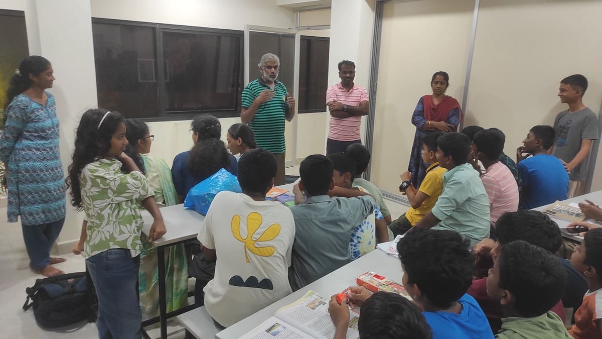 ABC Academy student activities in Kolathur and Paruthipattu